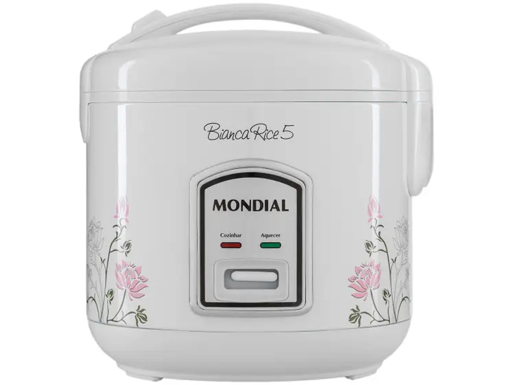 Panela de Arroz Elétrica Mondial Bianca Rice - NPE-05-5X 5 Xícaras 400W