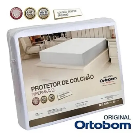 Protetor Colchão Impermeável Ortobom Casal 1,90x1,40x30 Alt