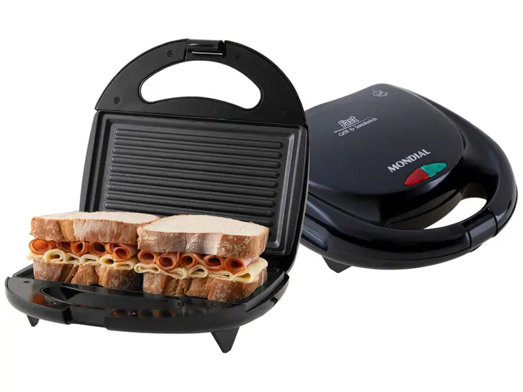 Sanduicheira Mondial Fast Grill S-12 Preta 750W